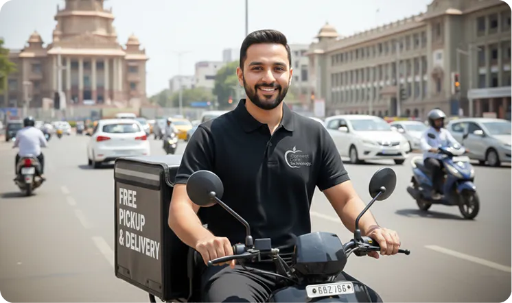 Free Pickup & Delivery for iPhone camera replacement service in Bangalore